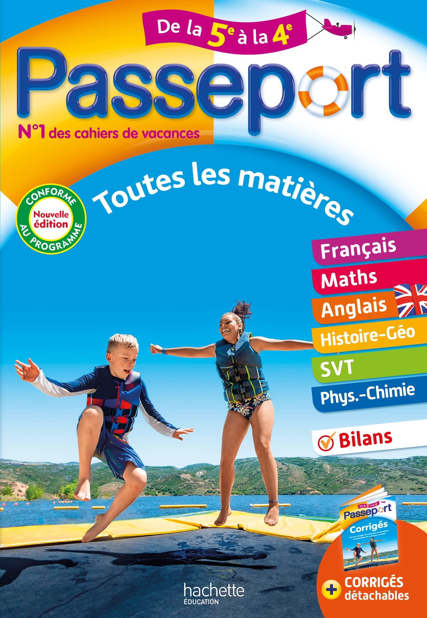 Passeport - Toutes les matières - De la 5e à la 4e - Cahier de vacances 2024 Professional & Reference Books