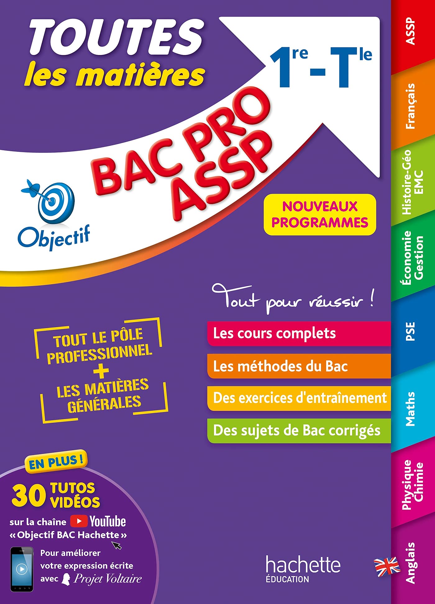 Objectif BAC PRO ASSP (1re et Term) - Toutes les matières BAC 2024 book