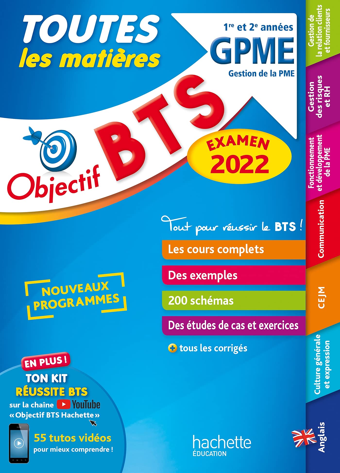Objectif BTS GPME (1re et 2e années) Toutes les matières - Examen 2022 Business, Finance & Career