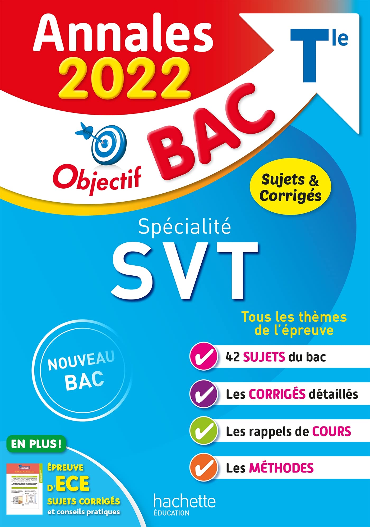 Annales Objectif BAC 2022 Spécialité SVT Non-fiction