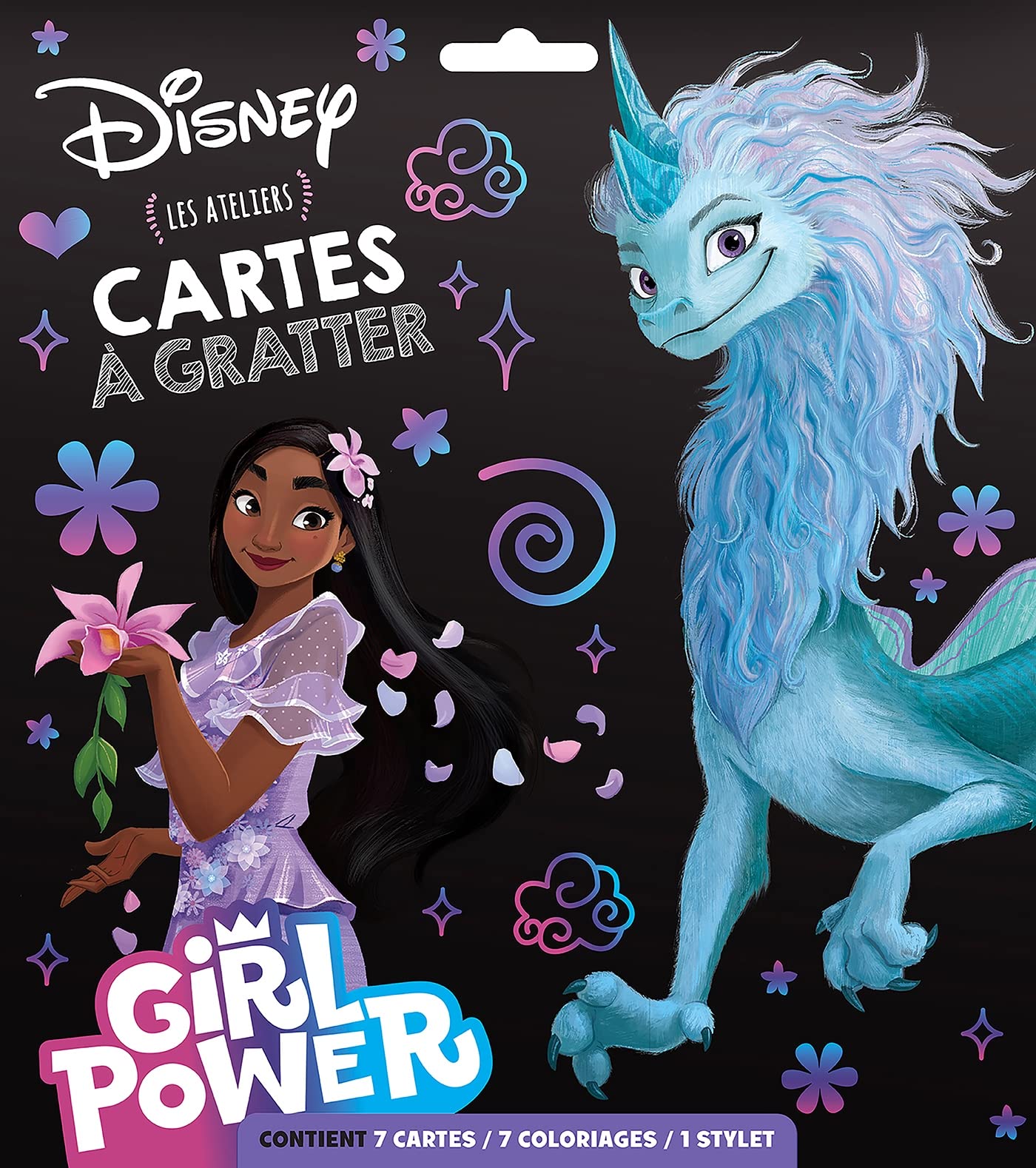 DISNEY - Pochette Cartes à gratter - Spécial Héroïnes et Girl Power book