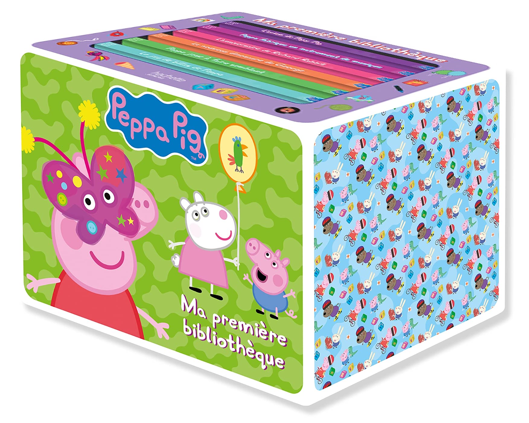 Peppa Pig - Ma Première Bibliothèque: Coffret en 6 volumes : Peppa joue à faire semblant ; Le jeu de billes de Peppa ; Peppa fabrique un instrument de ... Rabbit ; Le nouveau dinosaure de George Living & Furnishing