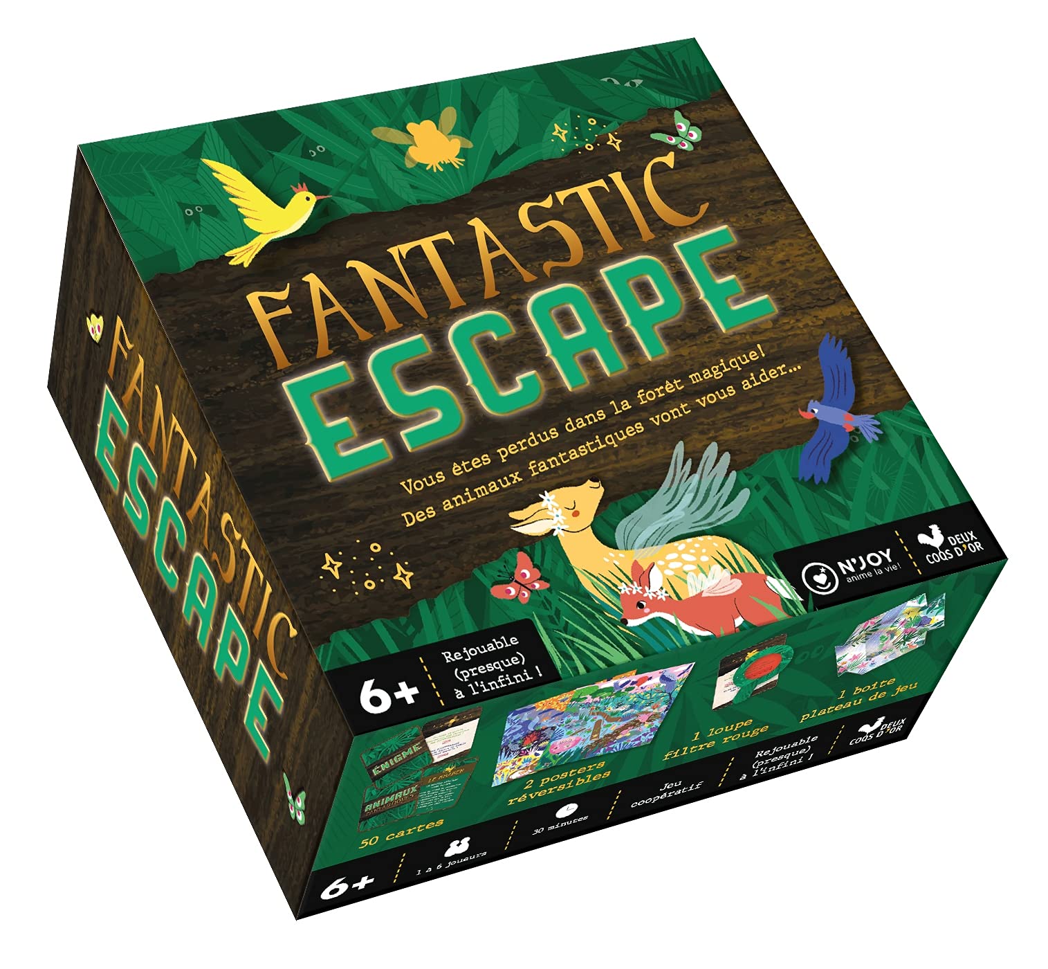 Fantastic Escape - boîte avec cartes et accessoires: Boîte de jeu Tiptoi & Games