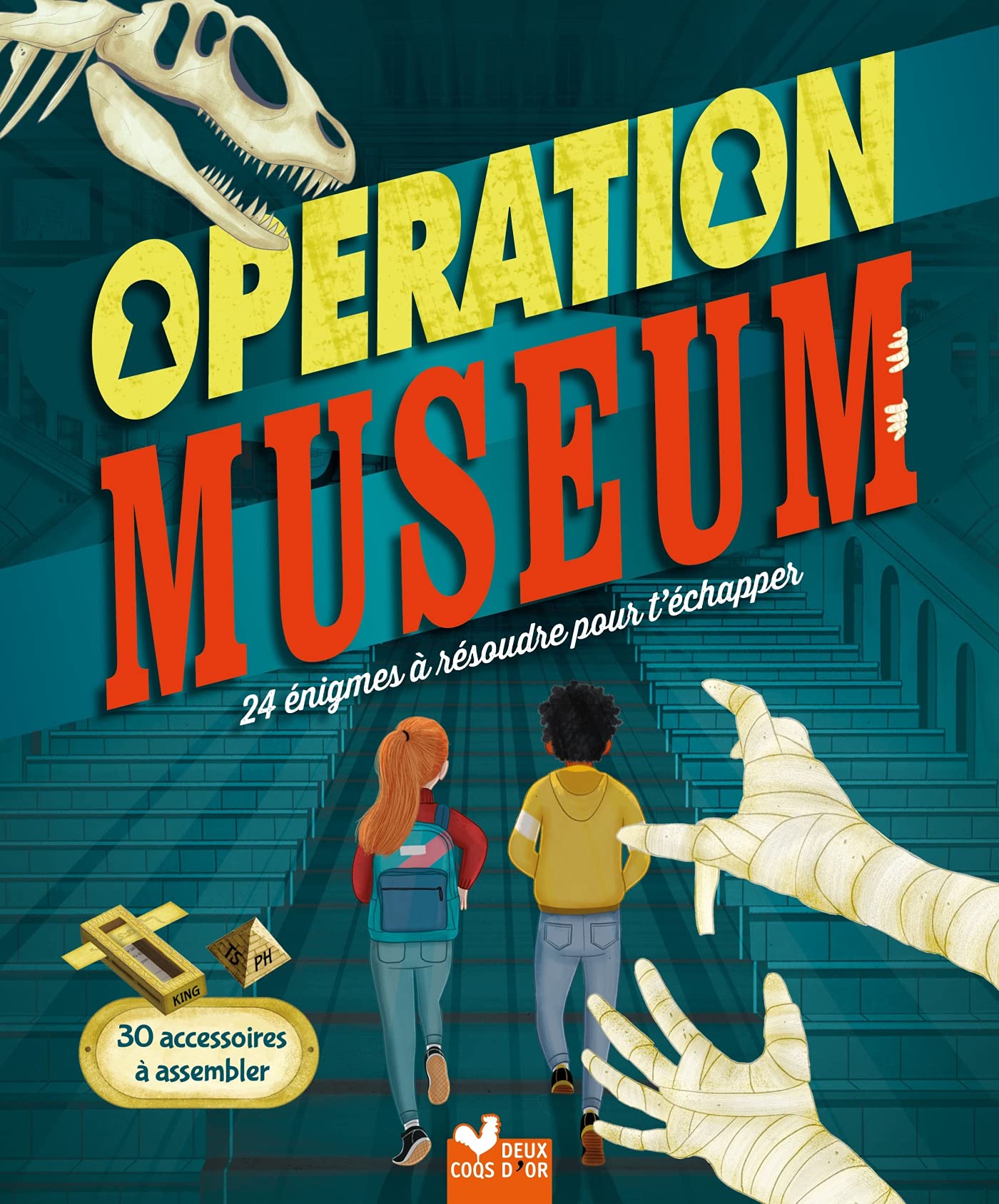 Opération Museum - livre avec accessoires papier: 24 énigmes à résoudre pour t'échapper Tiptoi & Games