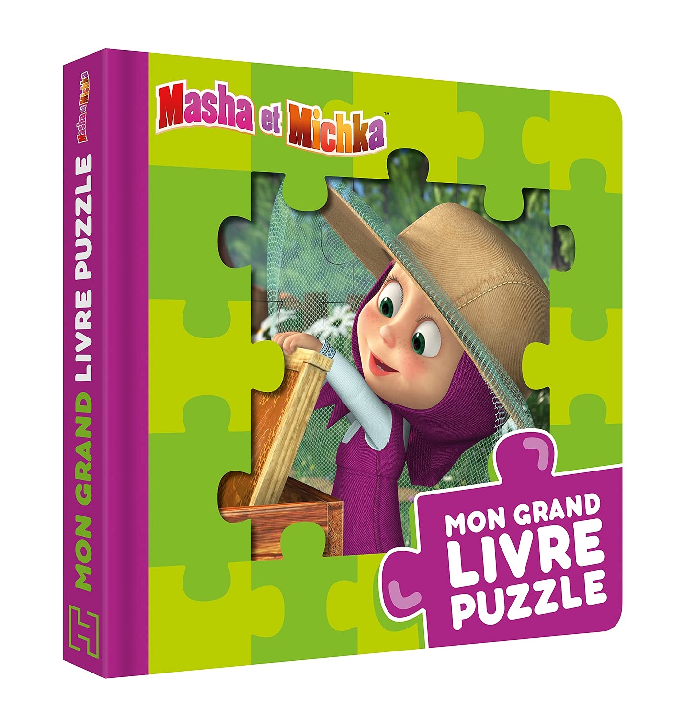 Masha et Michka - Mon grand livre puzzle book