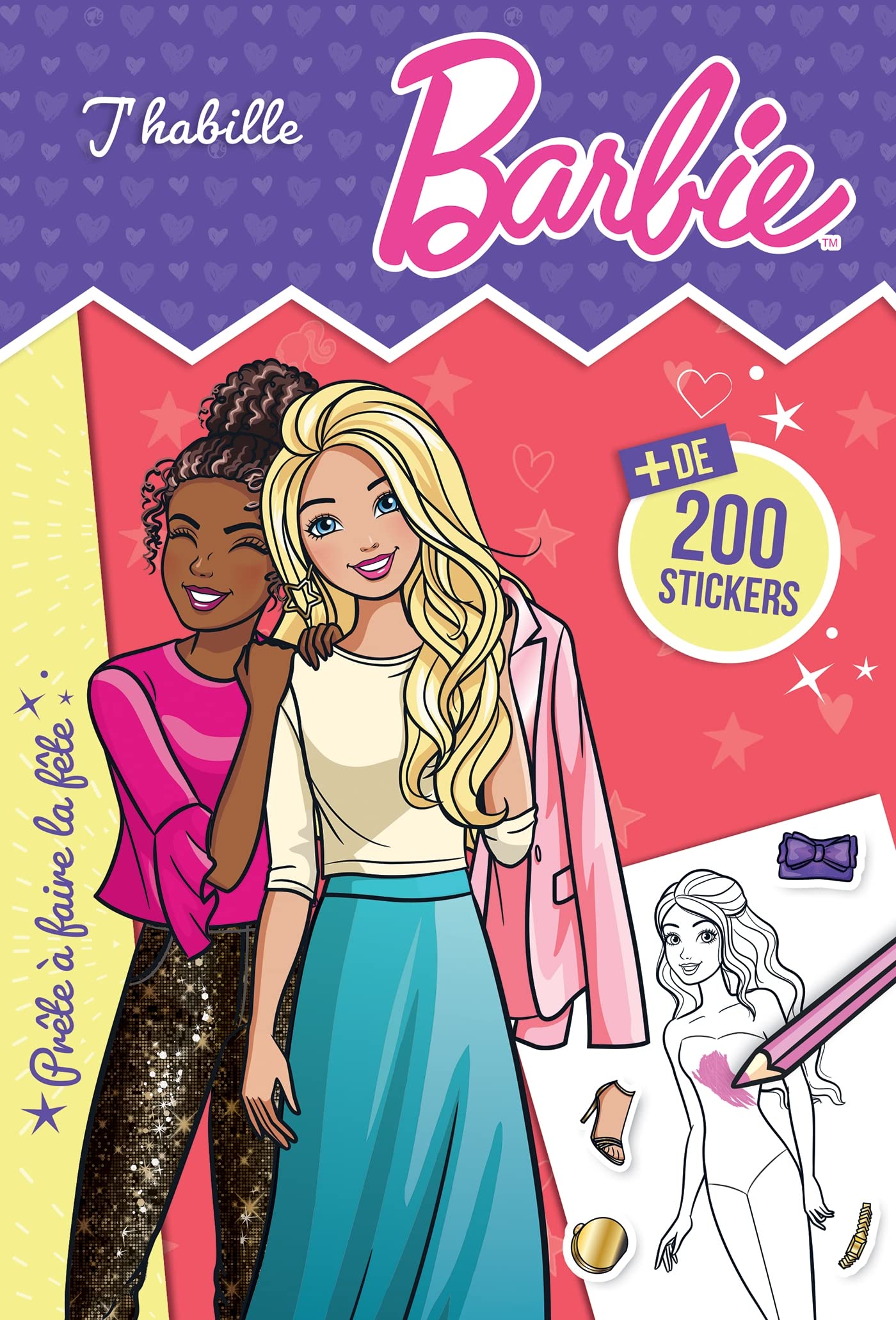 Barbie - J'habille - Prête à faire la fête book