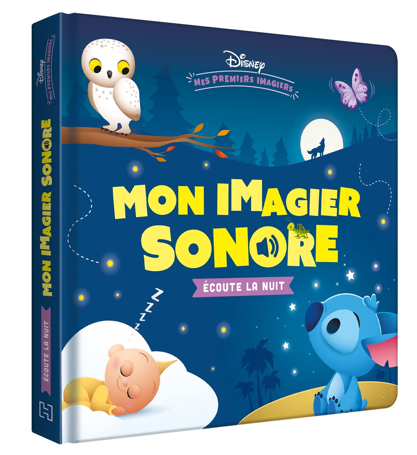 DISNEY BABY - Mes Premiers Pas - Mon Imagier Sonore - Écoute la nuit: Ecoute la nuit Parents & Children