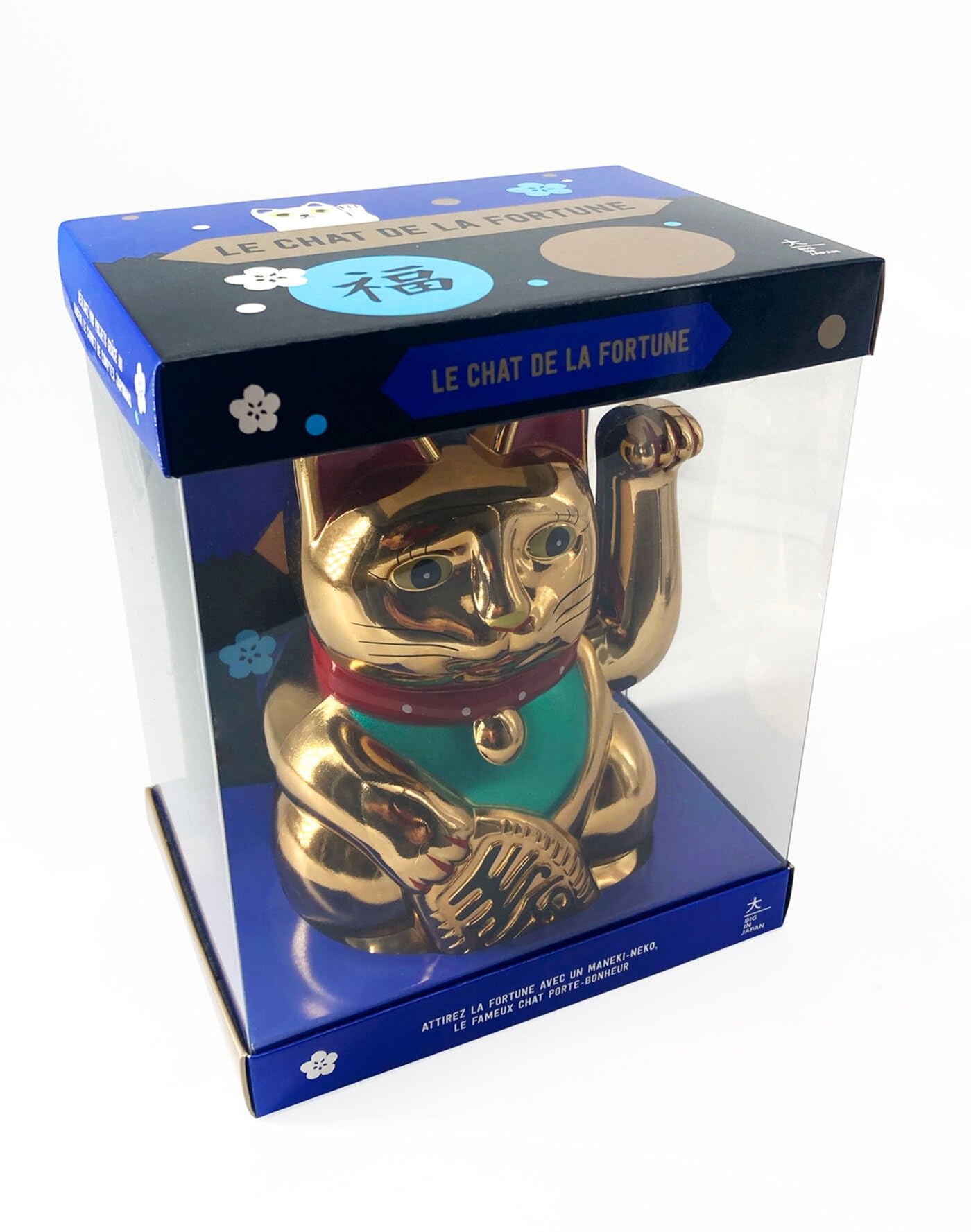 Coffret Chat de la fortune bronze: Coffret avec 1 maneki-neko et 1 kakébo Partnership & Love