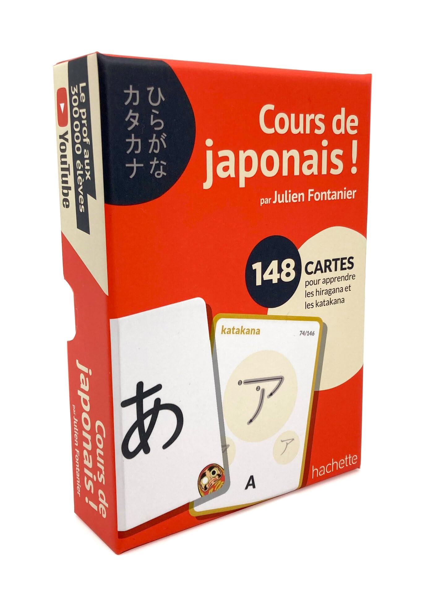 Cours de japonais ! par Julien Fontanier BOITE KANA: 148 cartes pour apprendre les hiragana et katakana Non-fiction