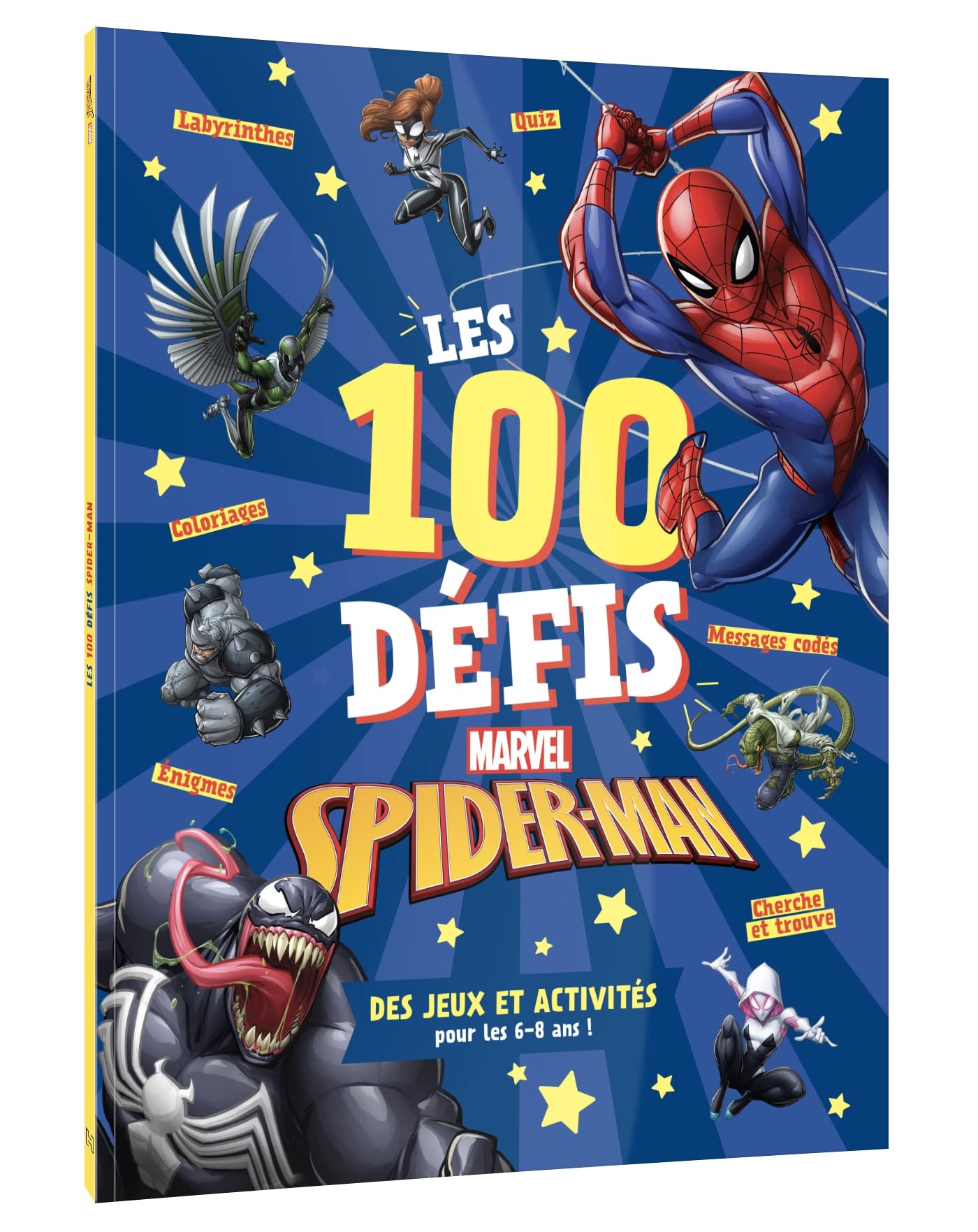 SPIDER-MAN - Les 100 défis MARVEL - Des jeux et activités pour les 6-8 ans Manga