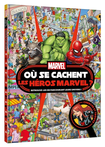 Product Image: Où se cachent les héros Marvel ? : retrouve-les en parcourant leurs univers !