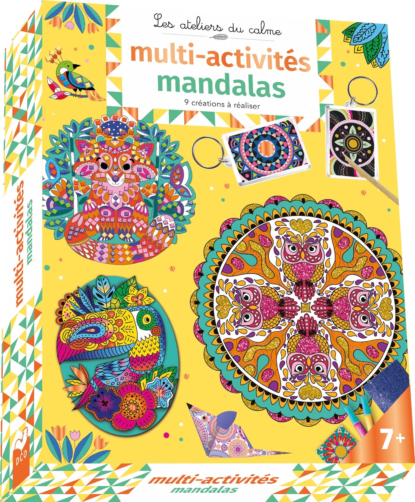 Créations mandalas - coffret avec accessoires: 9 créations à réaliser ; Avec un livret de 8 pages inclus Non-fiction