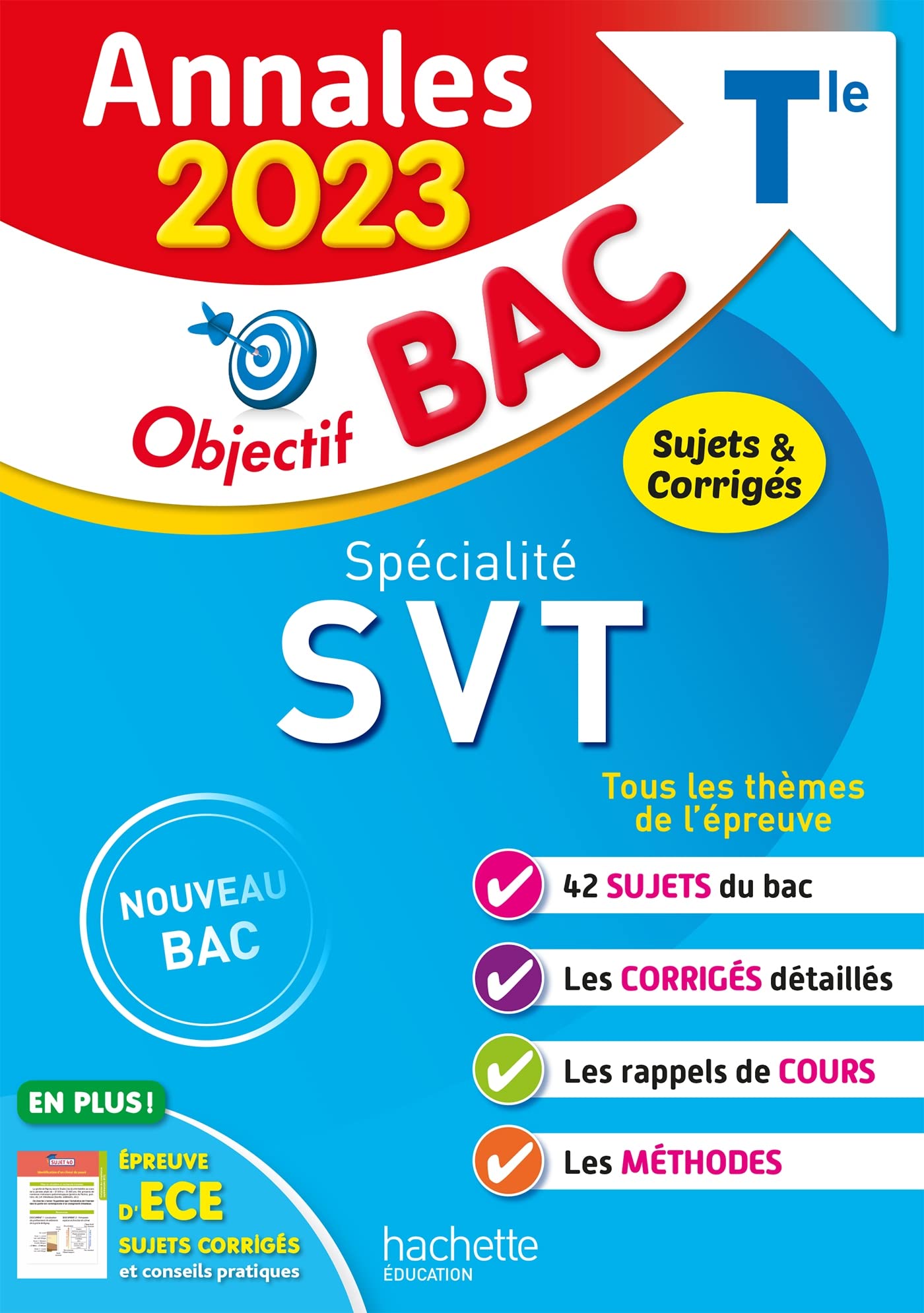 Annales Objectif BAC 2023 - Spécialité SVT: Sujets & corrigés Professional & Reference Books
