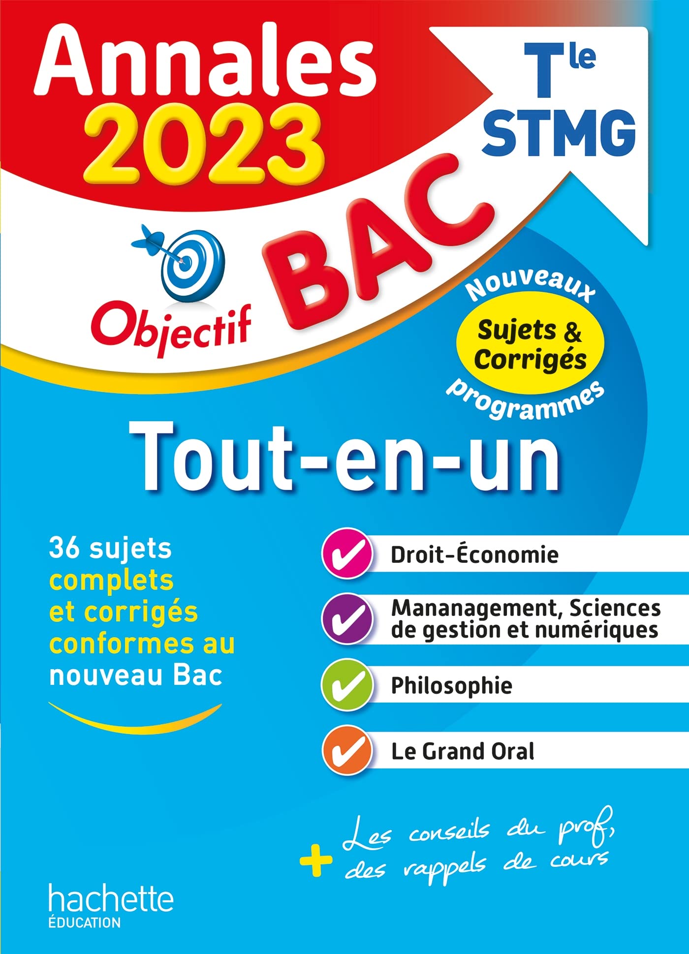 Annales Objectif BAC 2023 - Bac STMG Tout-en-un Professional & Reference Books