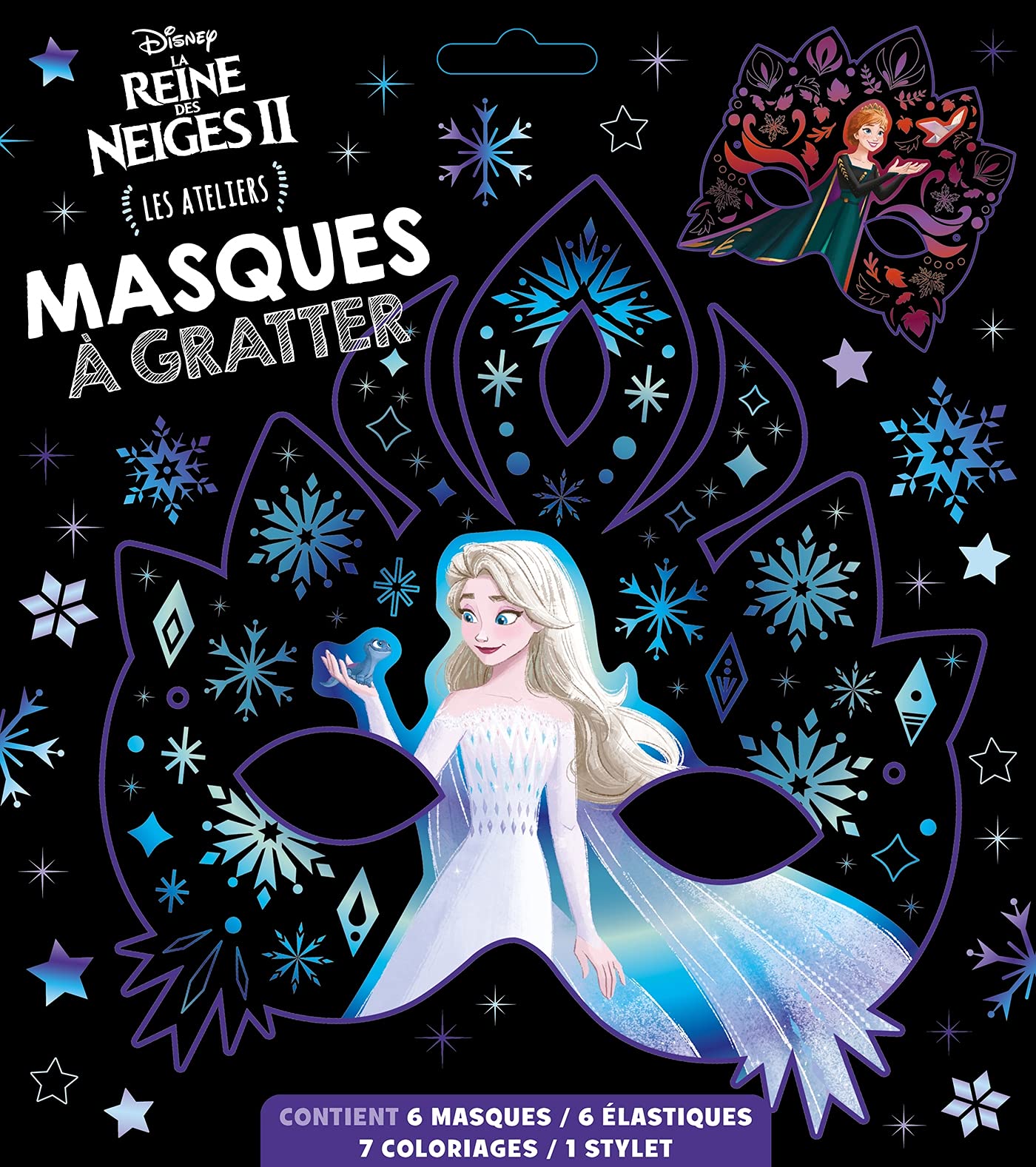 LA REINE DES NEIGES 2 - Les Ateliers Disney - Masques à gratter - Disney Non-fiction