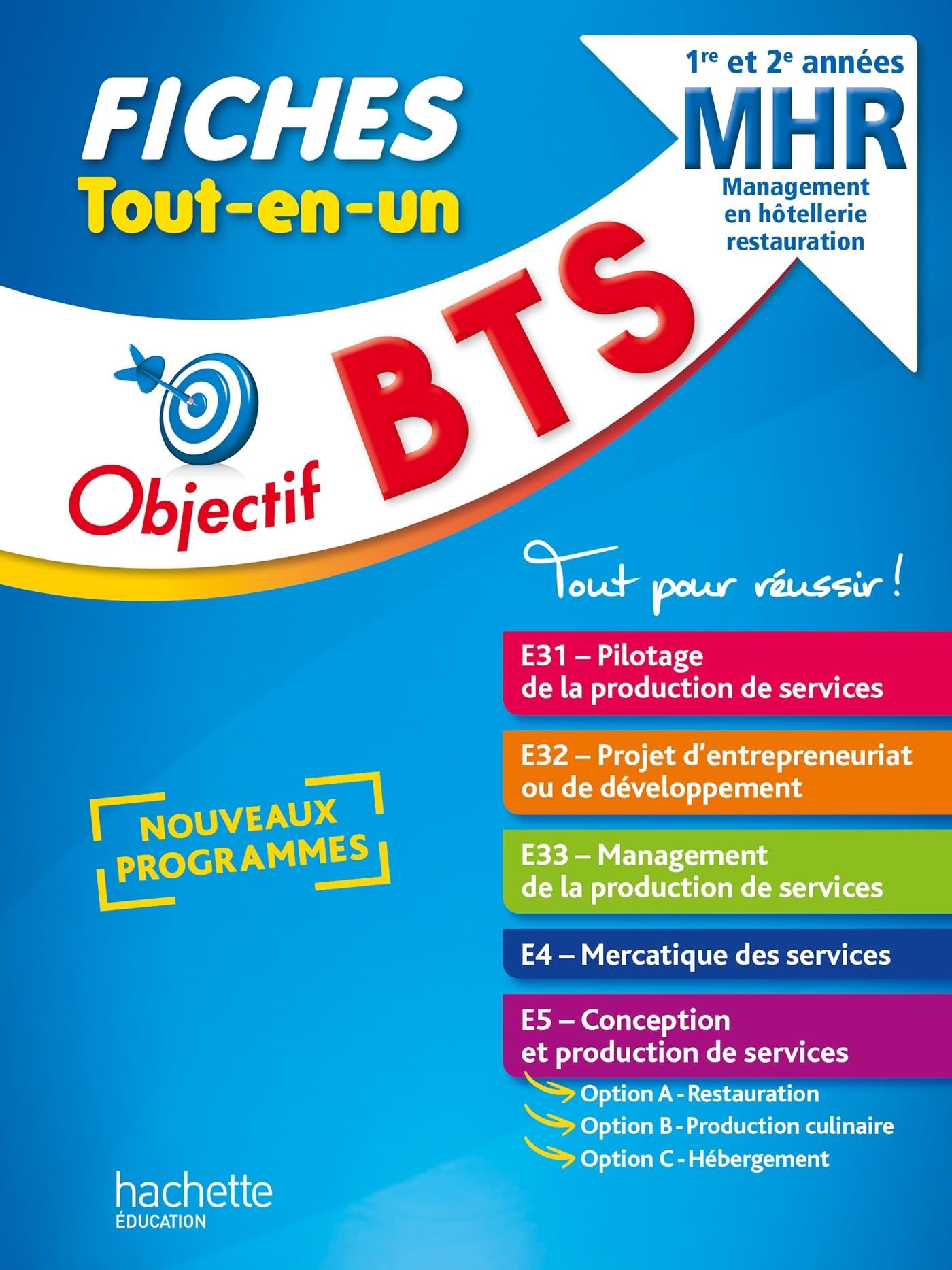 Objectif BTS MHR - Fiches Tout-en-un (1re et 2e années) book
