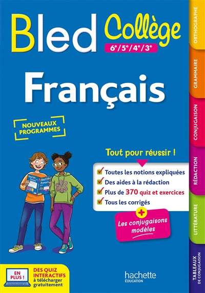 Product Image: Bled français : collège, 6e à 3e : nouveaux programmes