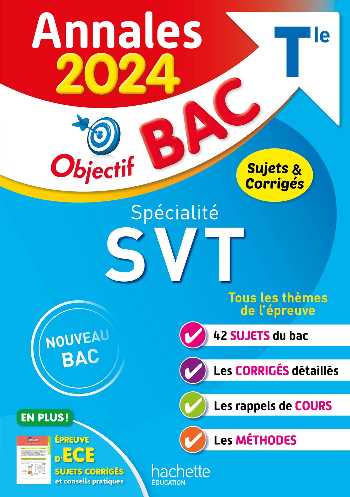 Annales Objectif BAC 2024 - Spécialité SVT book