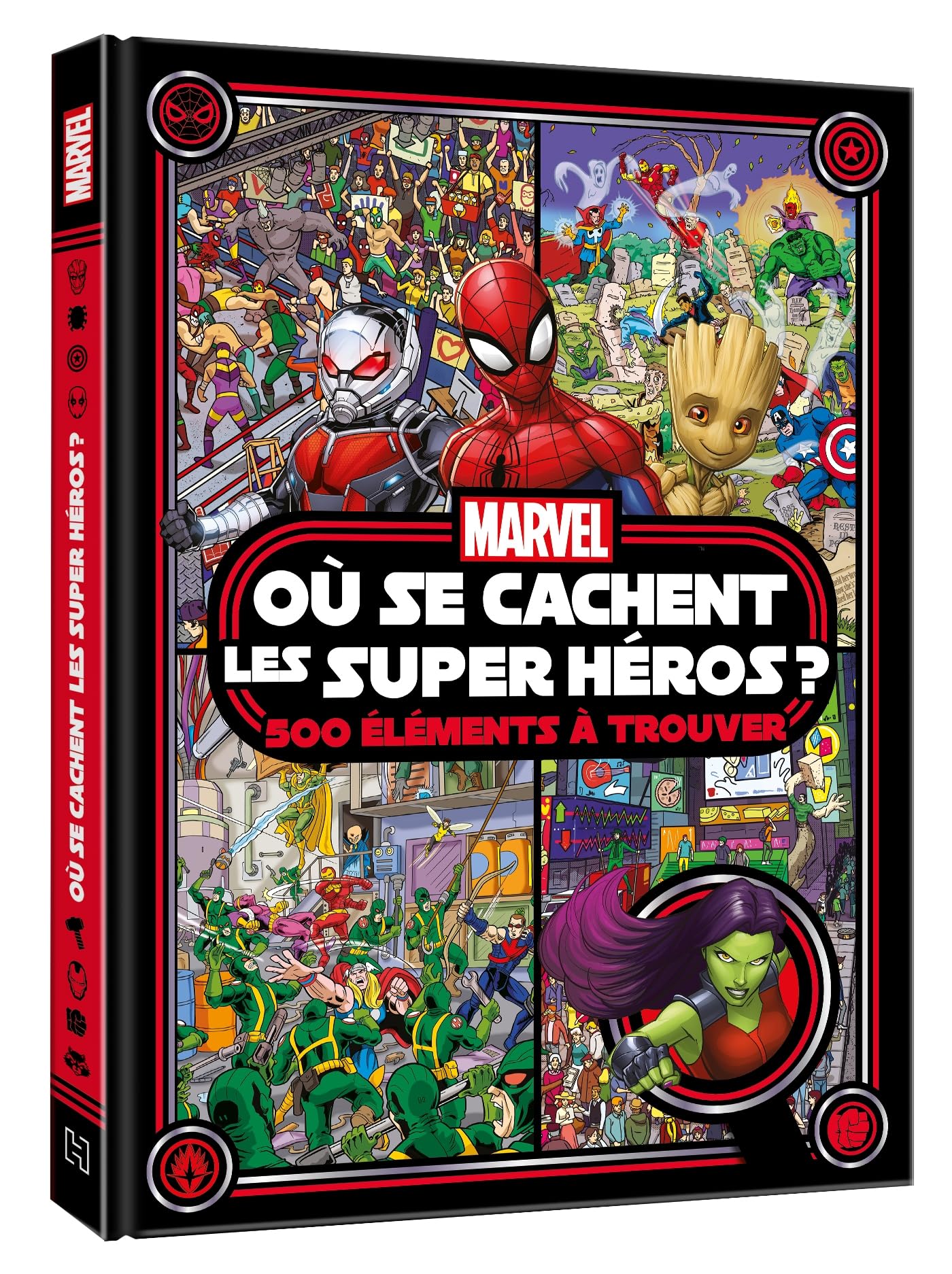 MARVEL - Où se cachent les Super Héros ? 500 éléments à trouver - Cherche et trouve Children's books