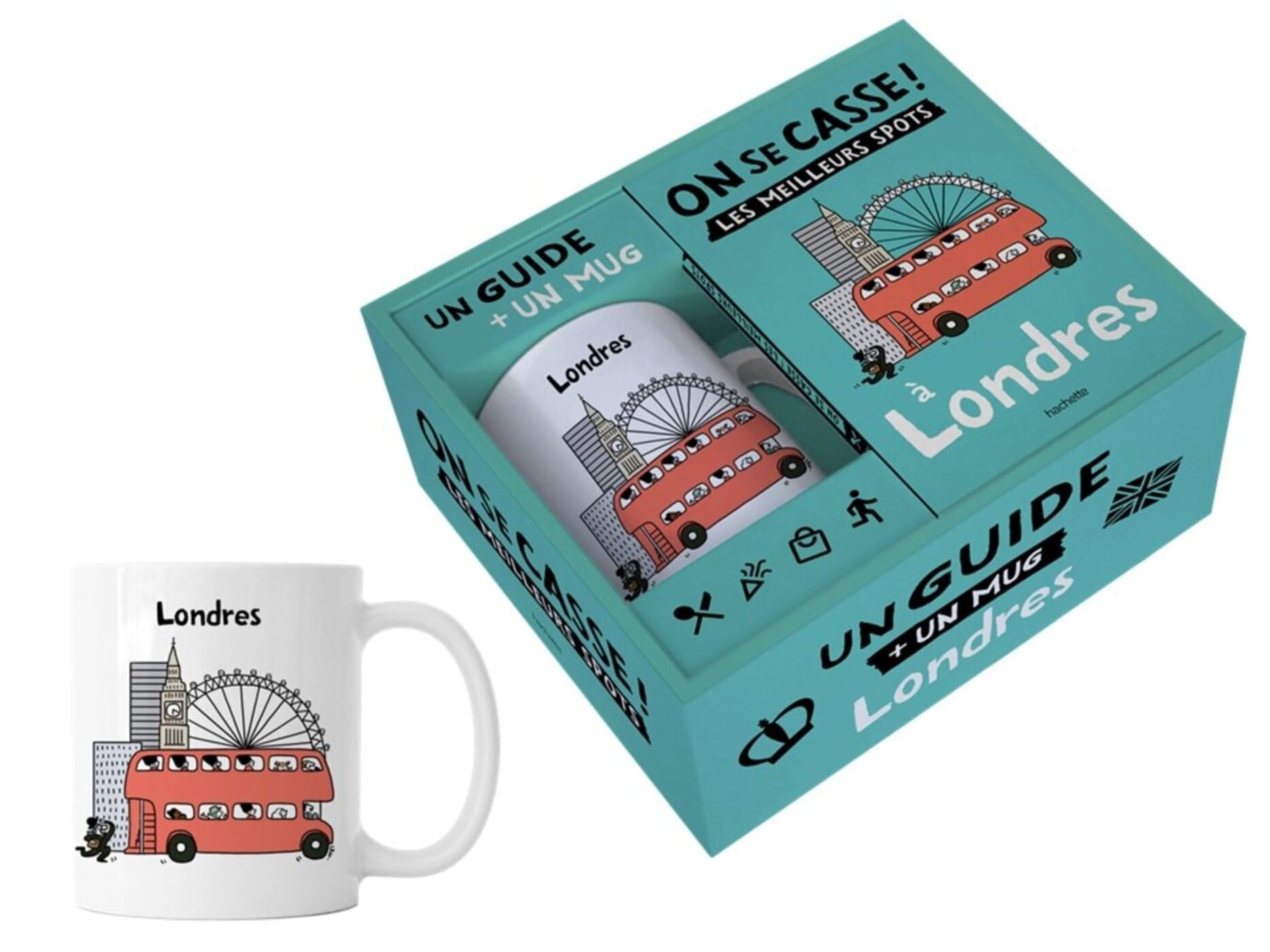Coffret On se casse à Londres: Coffret avec 1 mug et 1 guide Partnership & Love