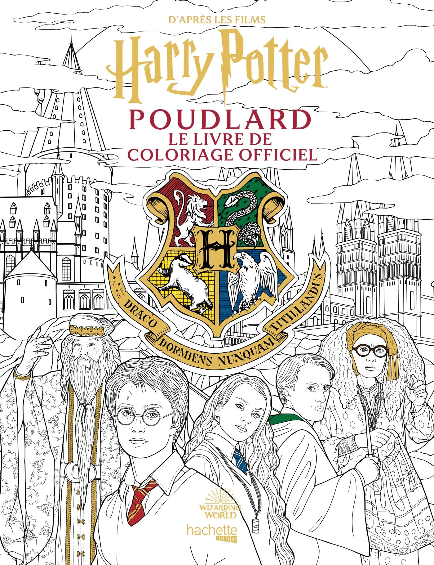 Poudlard - Le livre de coloriage officiel book