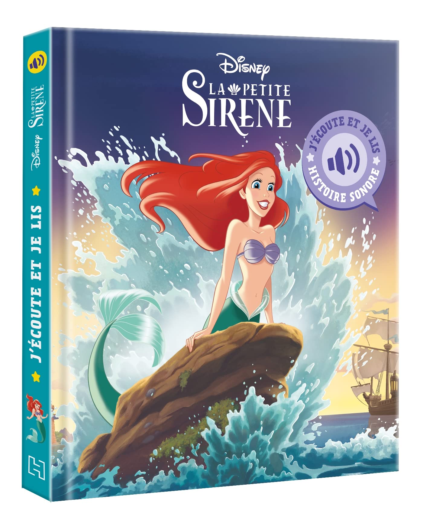 LA PETITE SIRÈNE - J'écoute et je lis (livre sonore) - L'histoire du film - DISNEY PRINCESSES 6-9 years