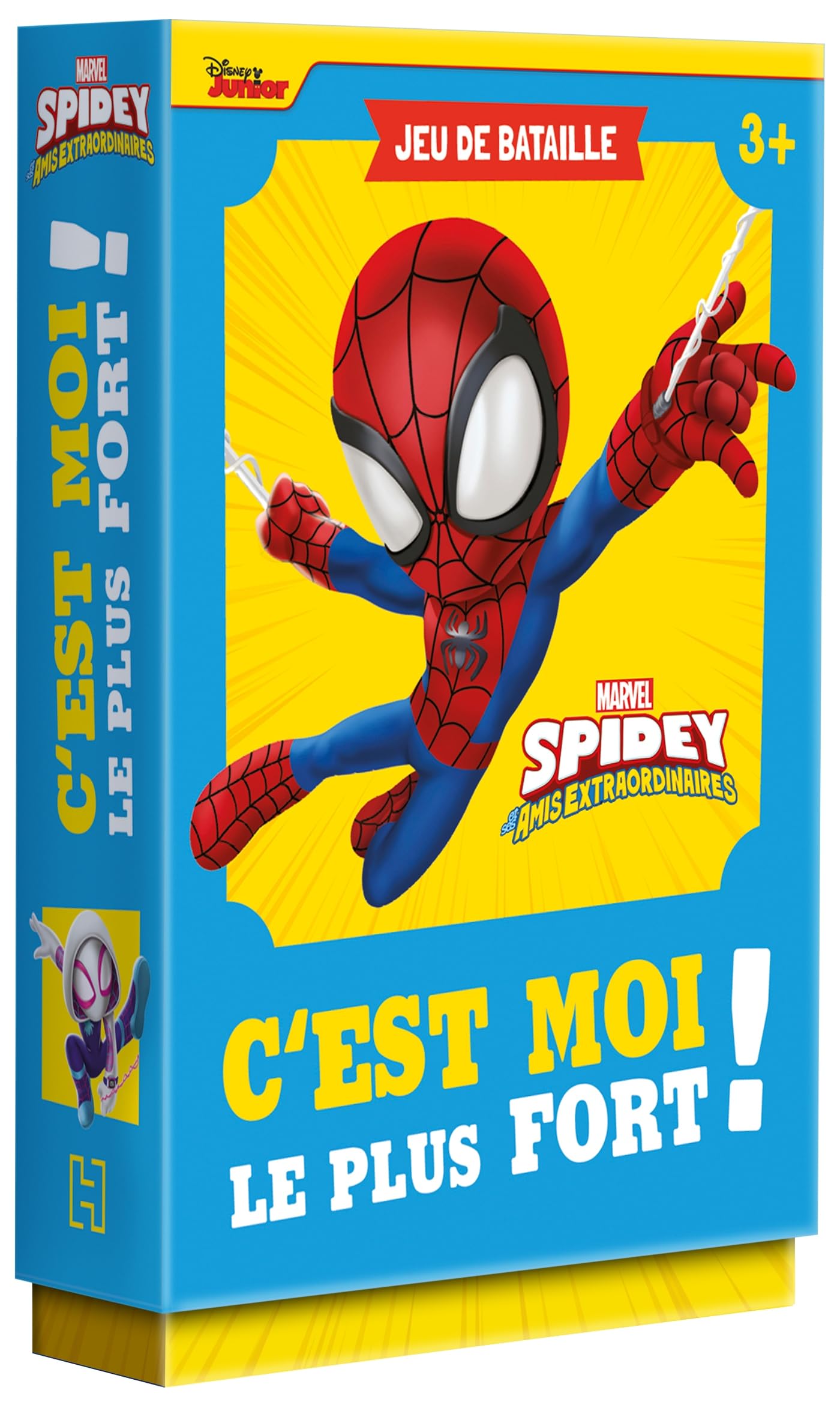 SPIDEY ET SES AMIS EXTRAORDINAIRES - Jeu de cartes - C'est qui le plus fort ? MARVEL book