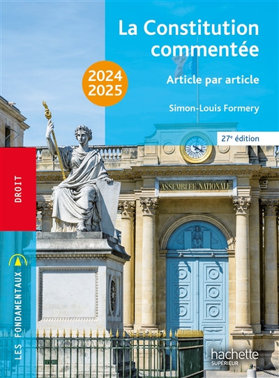 Product Image: La Constitution commentée : article par article : 2024-2025