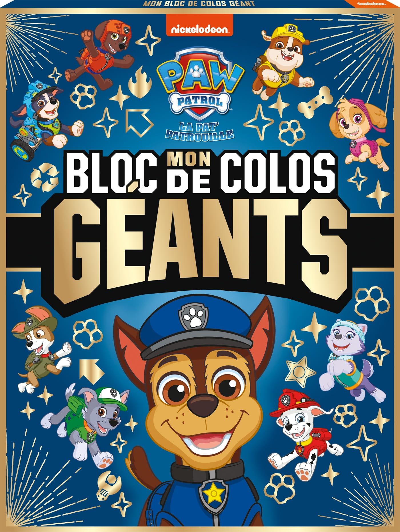 Pat' Patrouille - Mon bloc de colos géants (éd. n°1): Grand bloc de coloriage Non-fiction