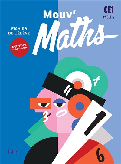 Product Image: Mouv' maths CE1, cycle 2 : fichier de l'élève : nouveau programme