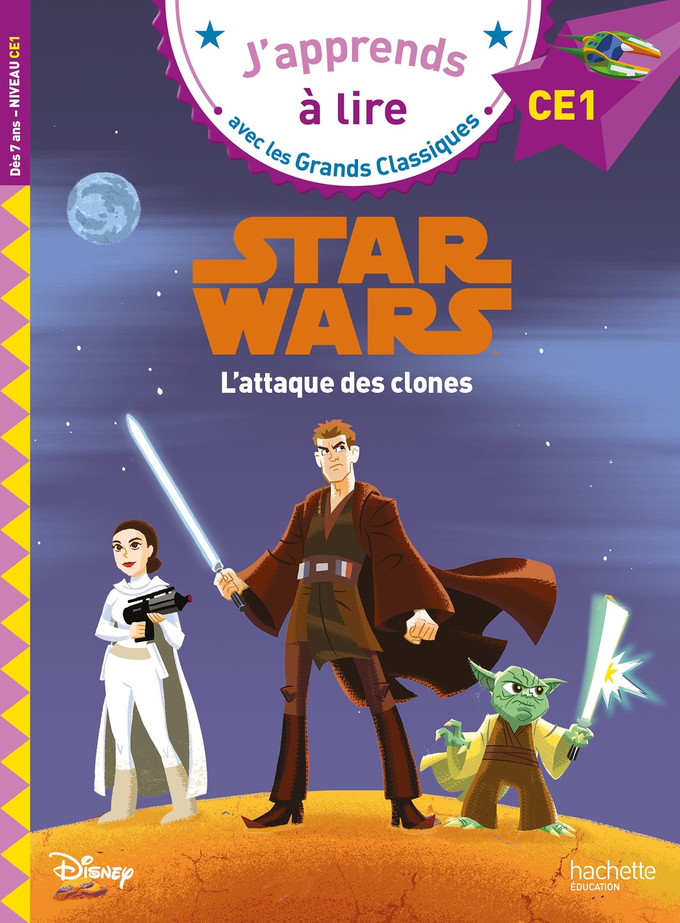 Disney - Star Wars - L'attaque des clones, CE1 Novels & Short Stories