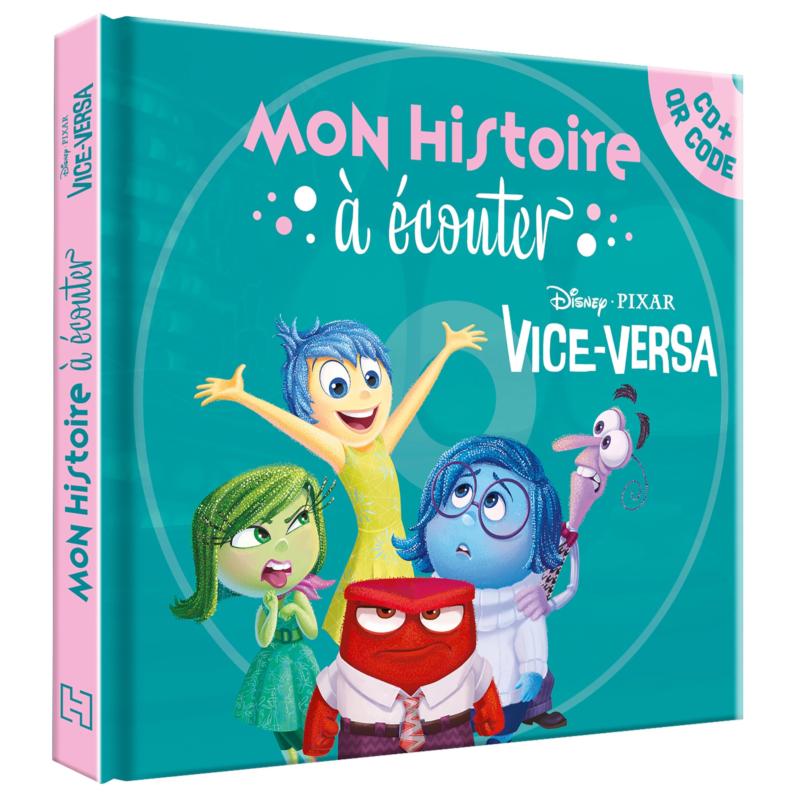 VICE-VERSA - Mon Histoire à Écouter - L'histoire du film - Disney Pixar: Avec 1 CD audio + QR code Non-fiction