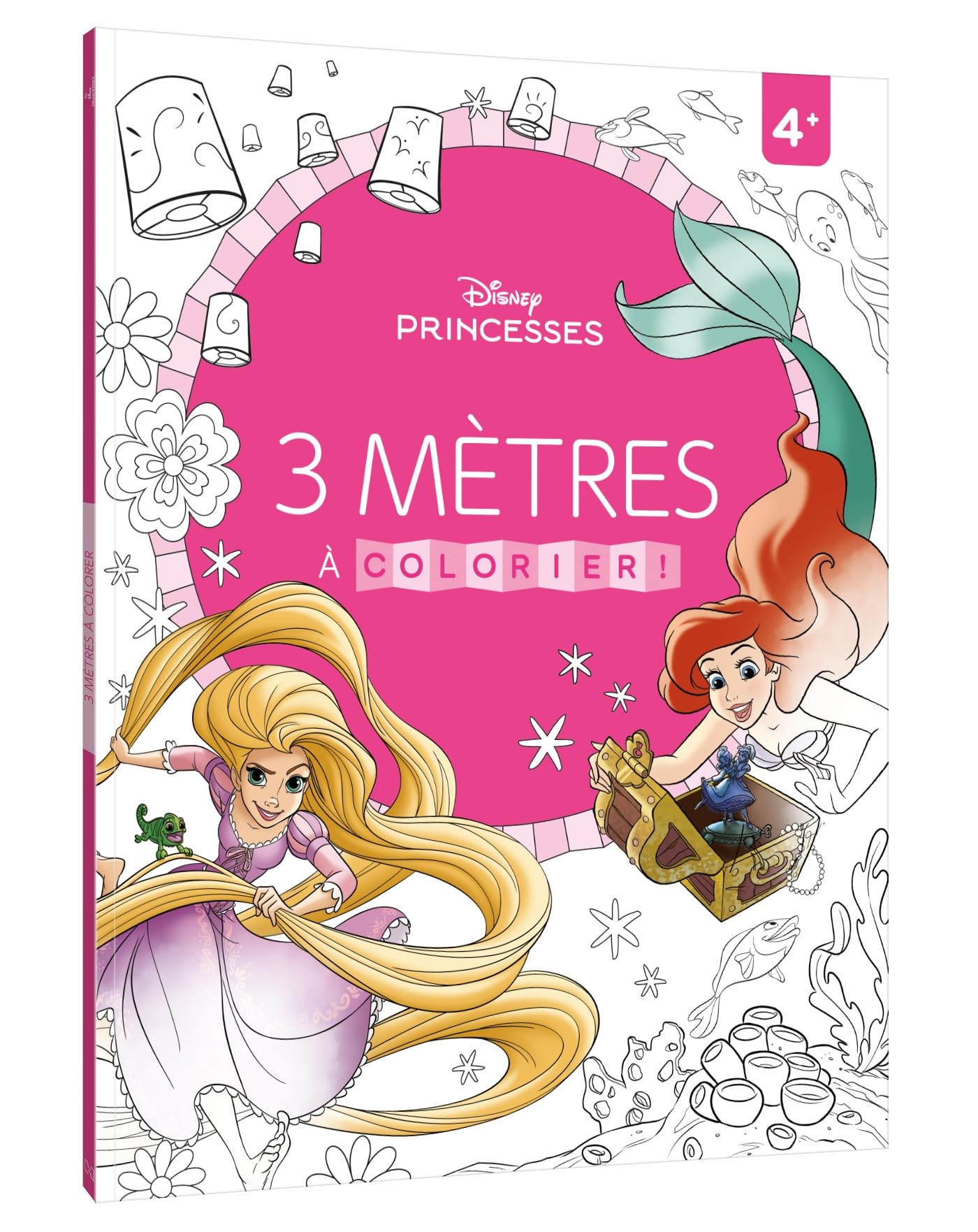 DISNEY PRINCESSES - 3 mètres à colorier - Frise à déplier (4+) Tiptoi & Games