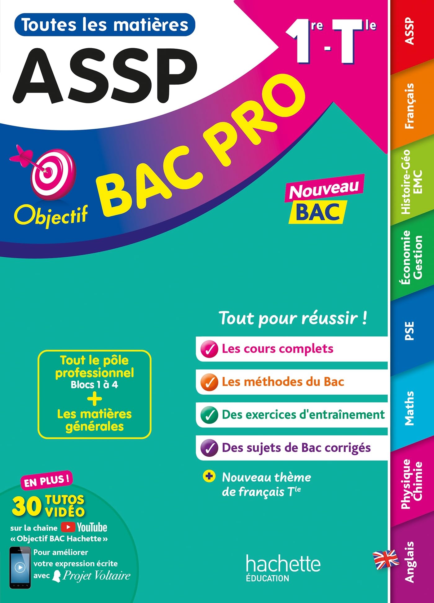 Objectif bac pro - ASSP (1re et Term) - Toutes les matières - BAC 2026 Professional & Reference Books