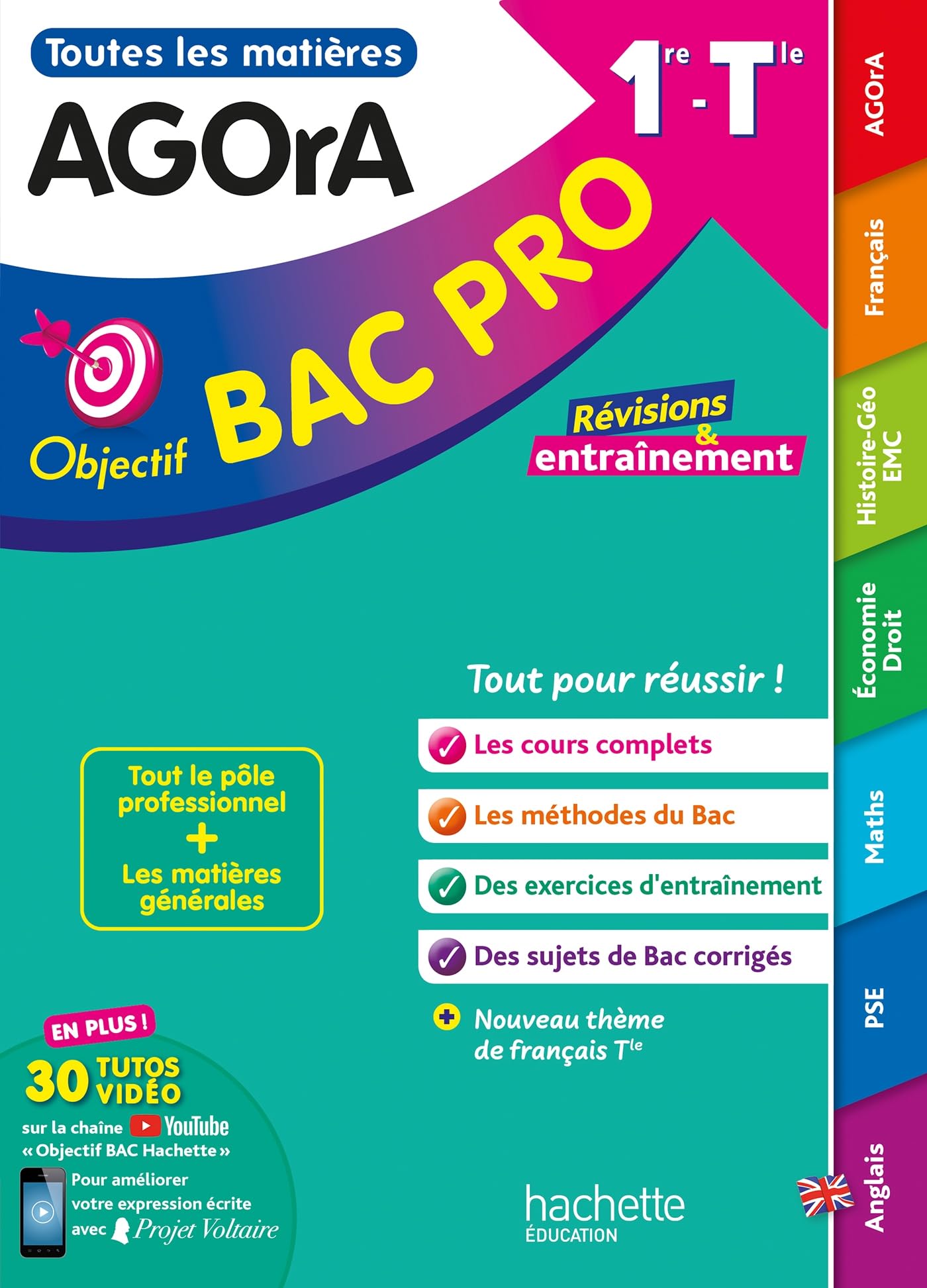 Objectif bac pro AGORA (1re et Term) - Toutes les matières BAC 2026 Professional & Reference Books