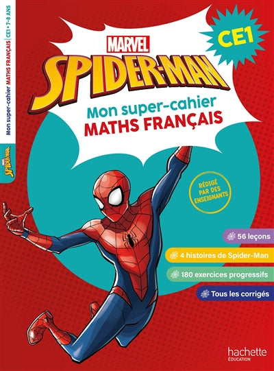 Product Image: Spider-Man : mon super-cahier maths français, CE1