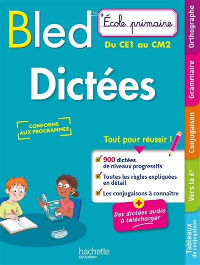 Product Image: Bled : dictées école primaire, du CE1 au CM2