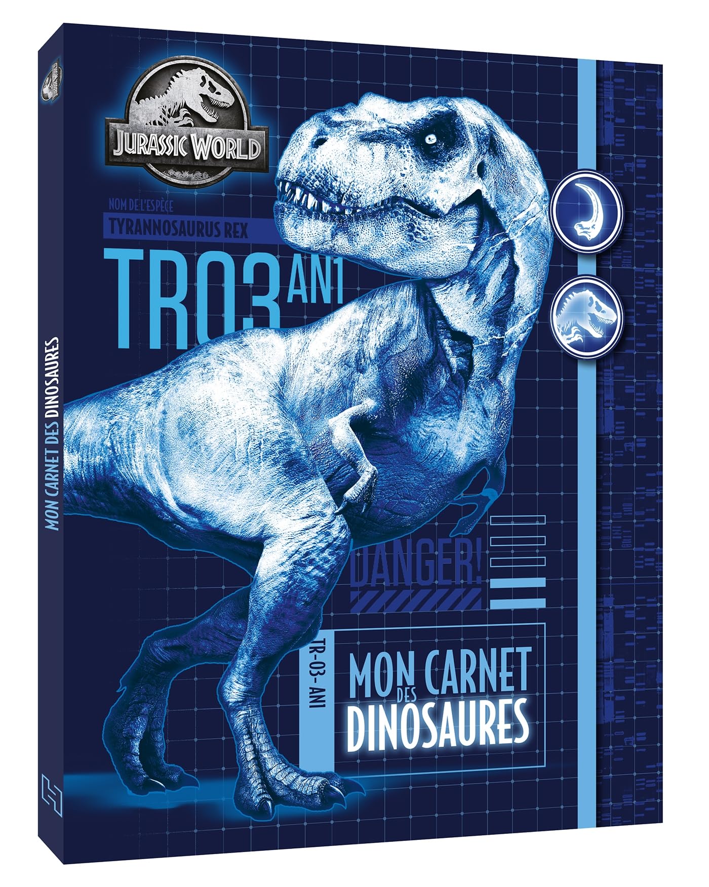 Jurassic World - Mon carnet des dinosaures: Carnet badge Children's books