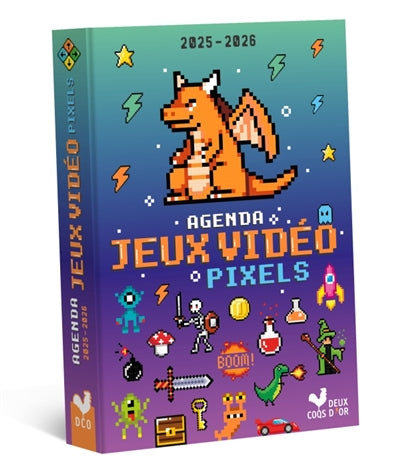 Product Image: Agenda Pixels jeux vidéo 2025-2026
