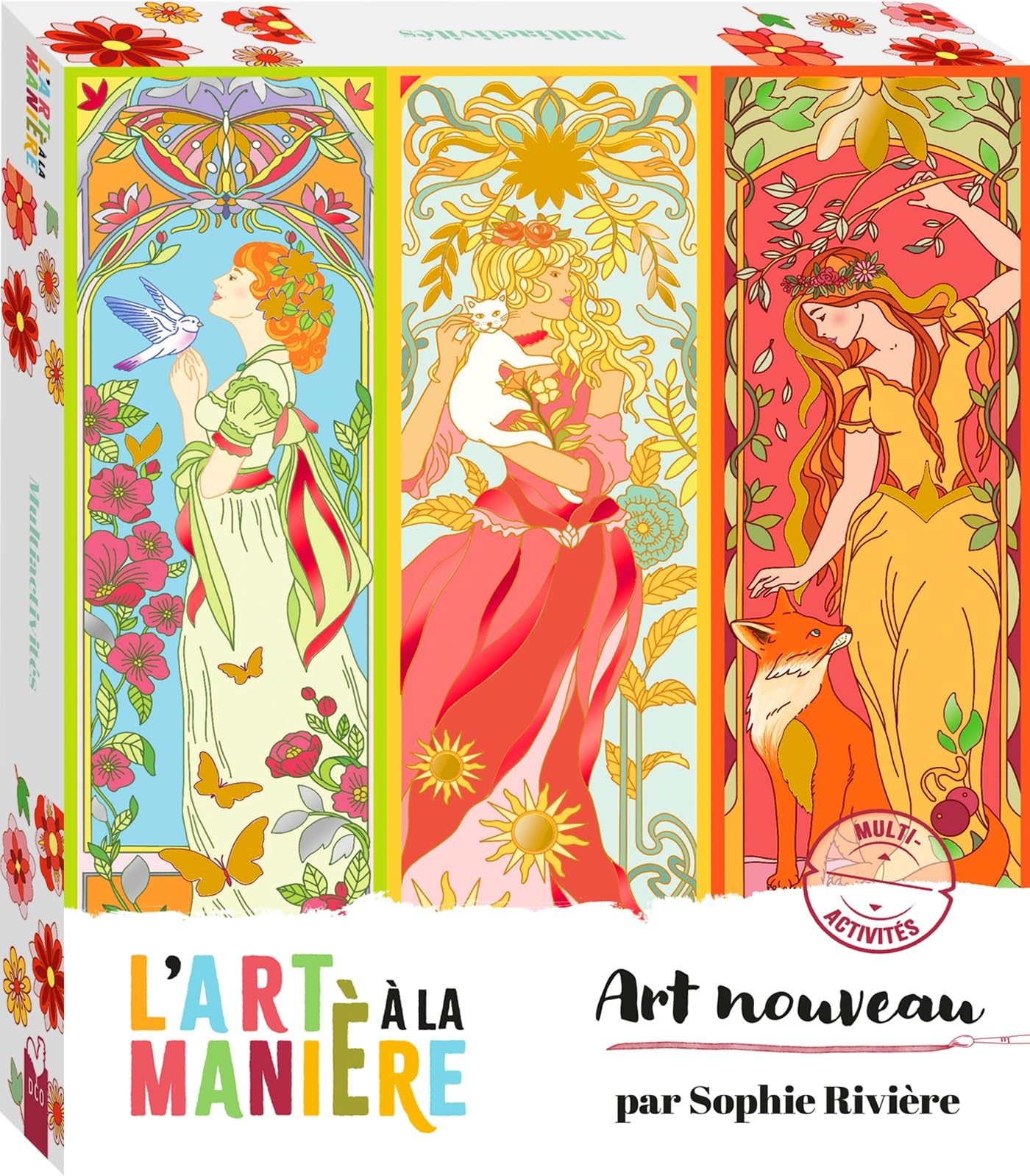 L'art à la manière Art nouveau - coffret avec accessoires book