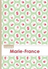 Le carnet de Marie-France : Lignes, 96p, A5 : Roses Tea time book