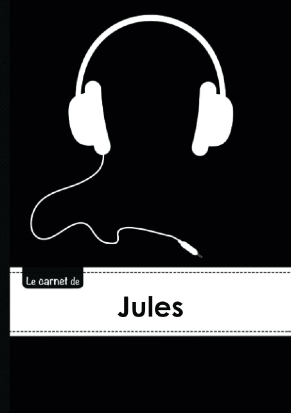 Le carnet de Jules: Le carnet de Jules - Lignes, 96p, A5 - Casque Audio Children's books