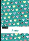 Le carnet d'Anne : Lignes, 96p, A5 : Coffee Cups book