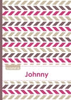 Le carnet de Johnny : Lignes, 96p, A5 : Motifs Violet Gris Taupe Children's books