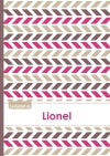 Le carnet de Lionel : Lignes, 96p, A5 : Motifs Violet Gris Taupe Children's books