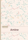 Le carnet d'Amine : Lignes, 96p, A5 : Poissons book