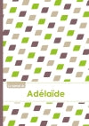 Le carnet d'Adélaïde : Lignes, 96p, A5 : Pe´tales Vert Taupe Gris book