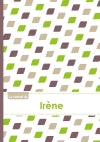 Le carnet d'Irène : Lignes, 96p, A5 : Pe´tales Vert Taupe Gris Children's books