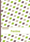 Le carnet de Perrine : Lignes, 96p, A5 : Pe´tales Vert Taupe Gris book