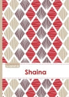 Le carnet de Shaina : Lignes, 96p, A5 : Pétales Japonaises Violette Taupe Rouge book